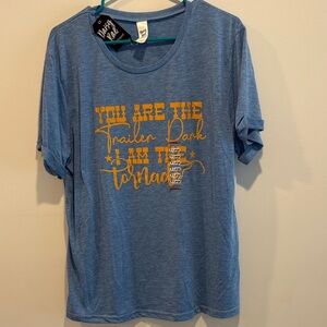 Blue Graphic Women's Tee